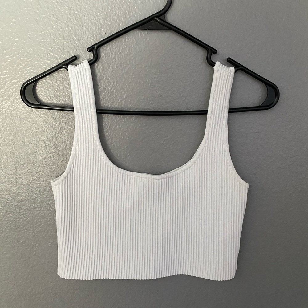 White Crop Top